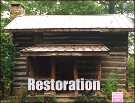 Historic Log Cabin Restoration  Wachapreague, Virginia